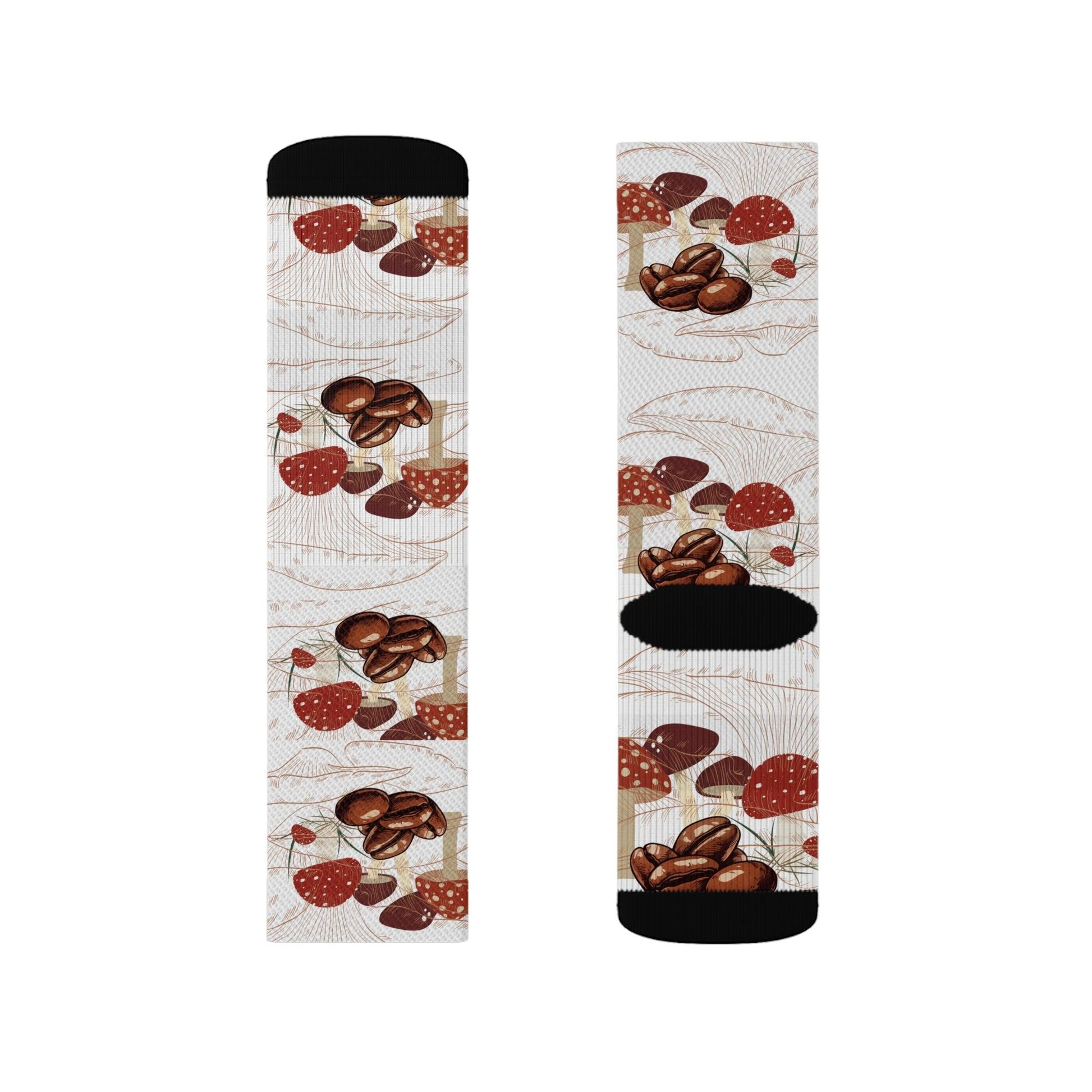 Mushroom Coffee Socks Gift