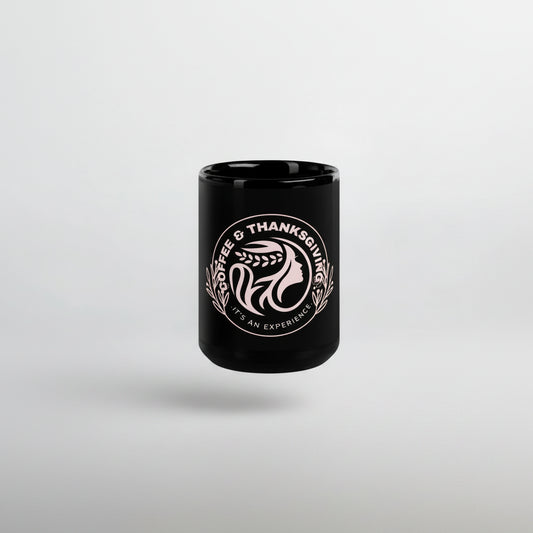 Luxury Black Glossy Mug For Thanksgiving - COFFEEBRE
