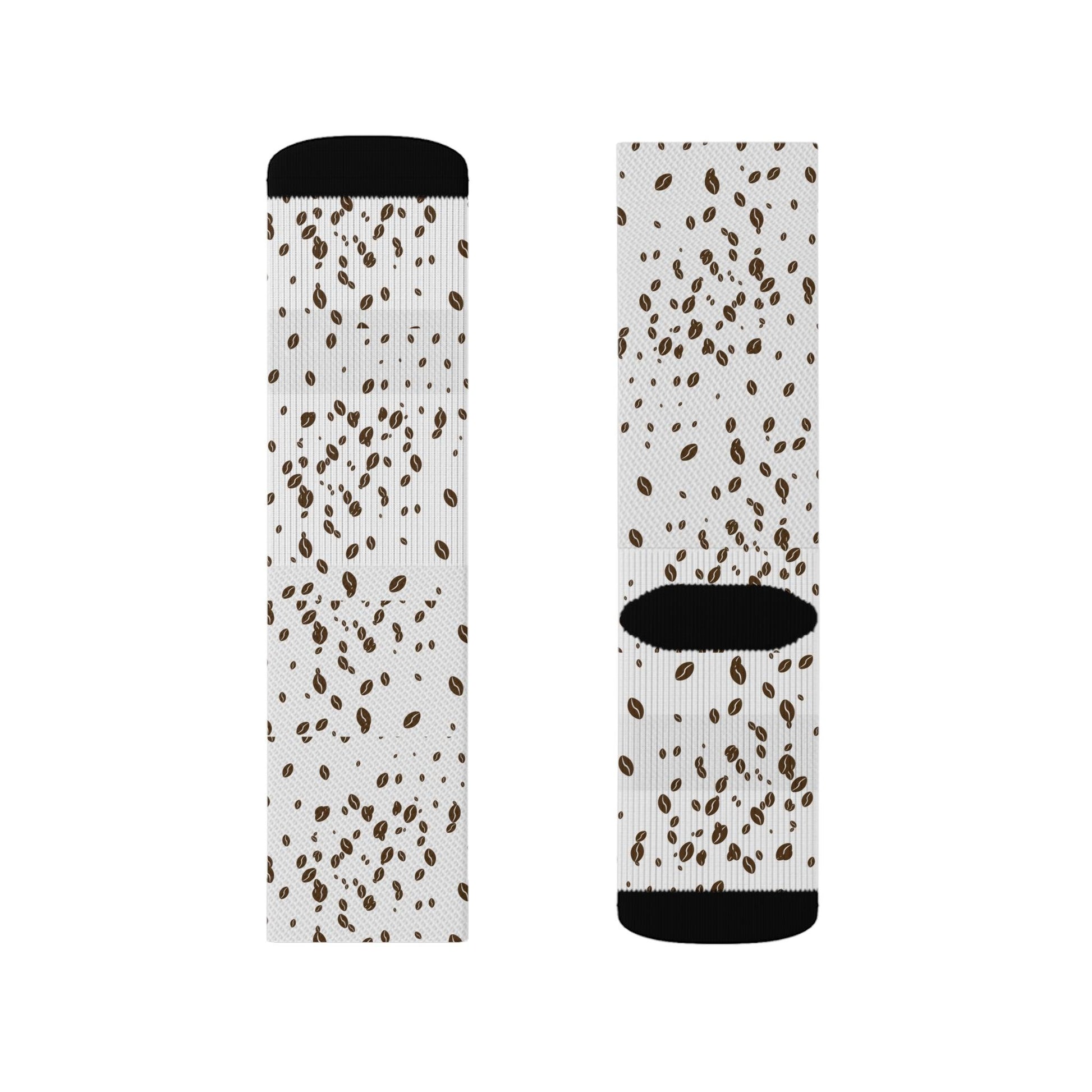 Scattered Coffee Beans Socks Gift