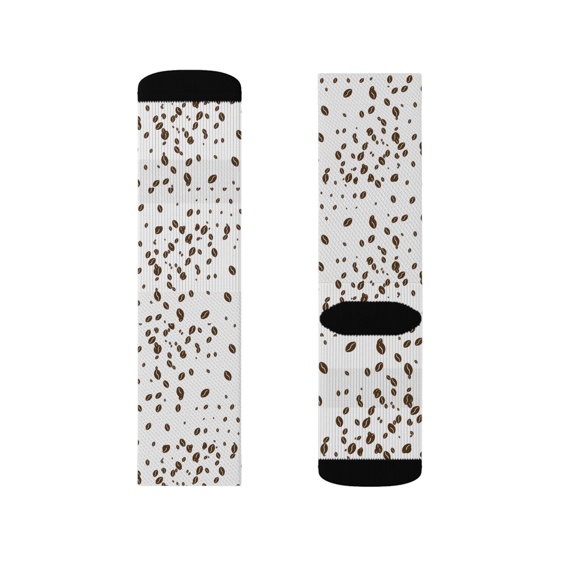 Scattered Coffee Beans Socks Gift
