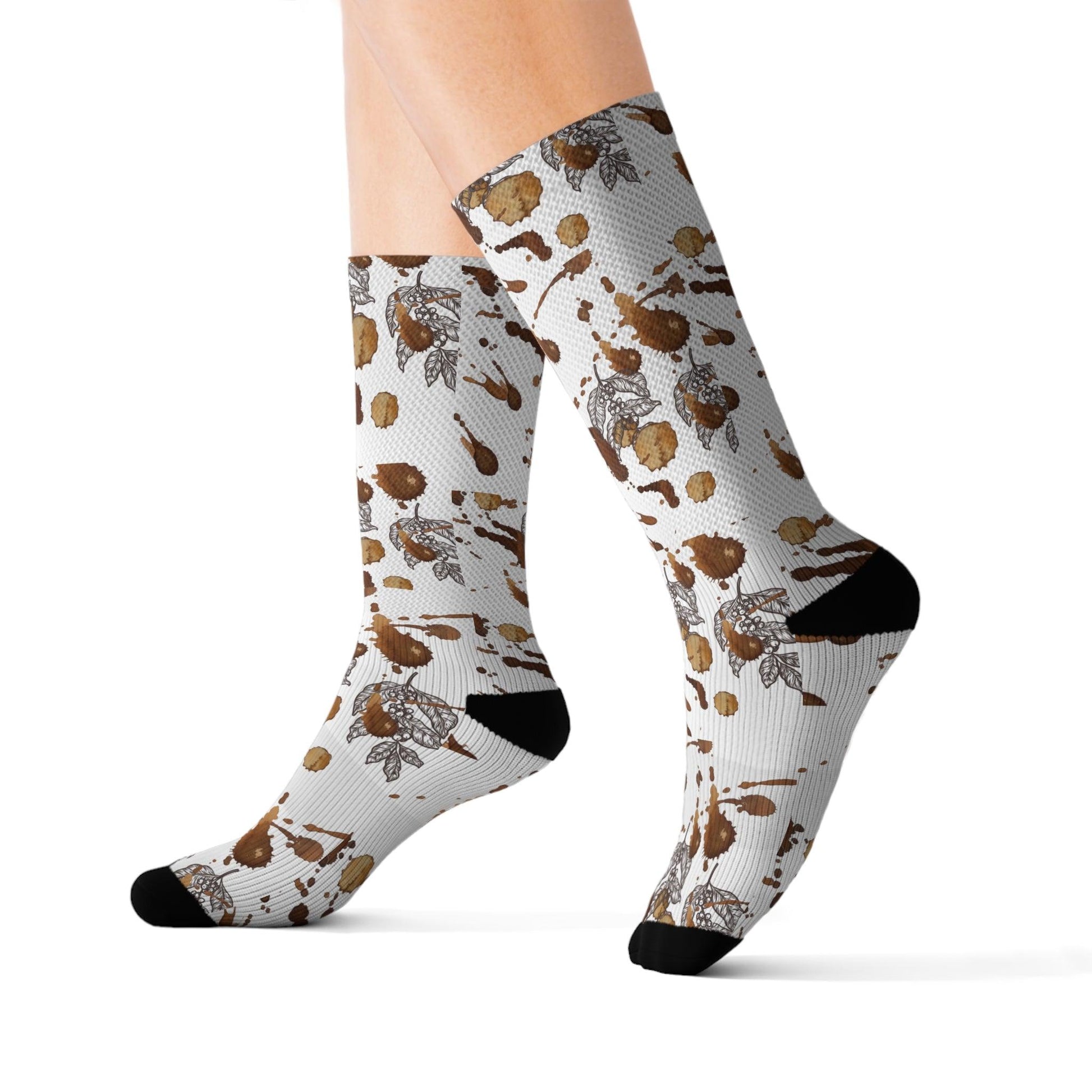 Sticky Coffee Mess and Leaf Socks Gift