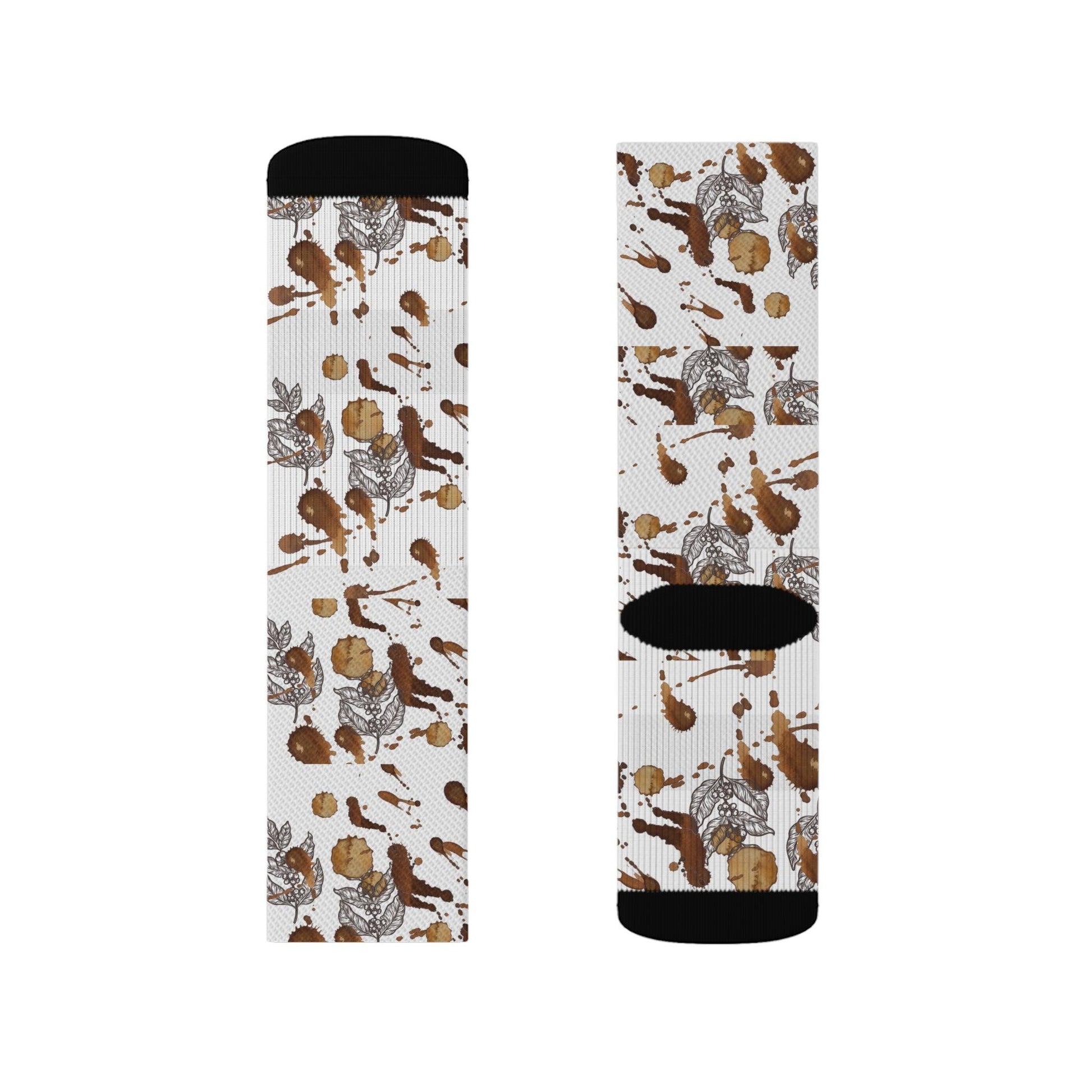 Sticky Coffee Mess and Leaf Socks Gift