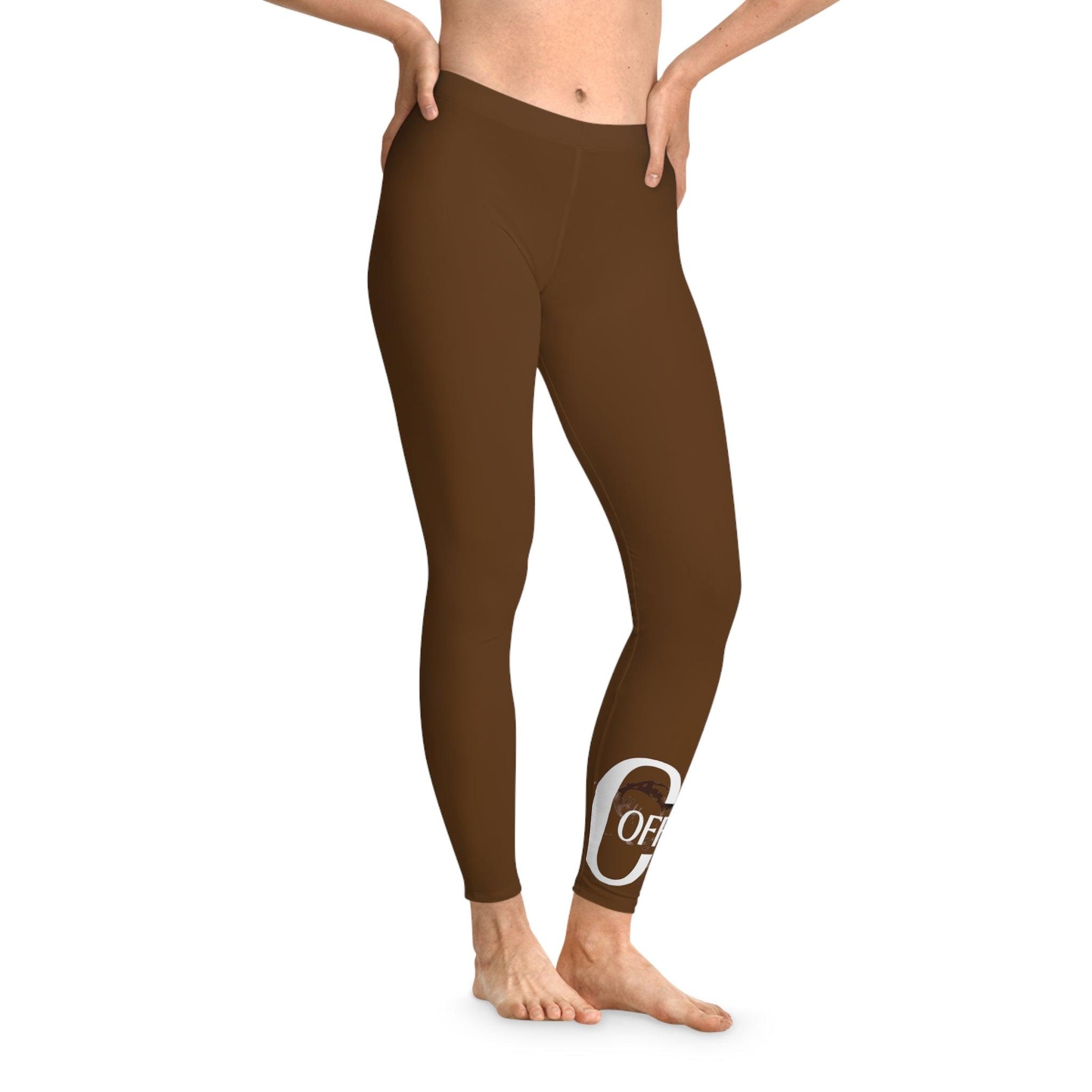 Stretchy Latte Leggings - COFFEEBRE