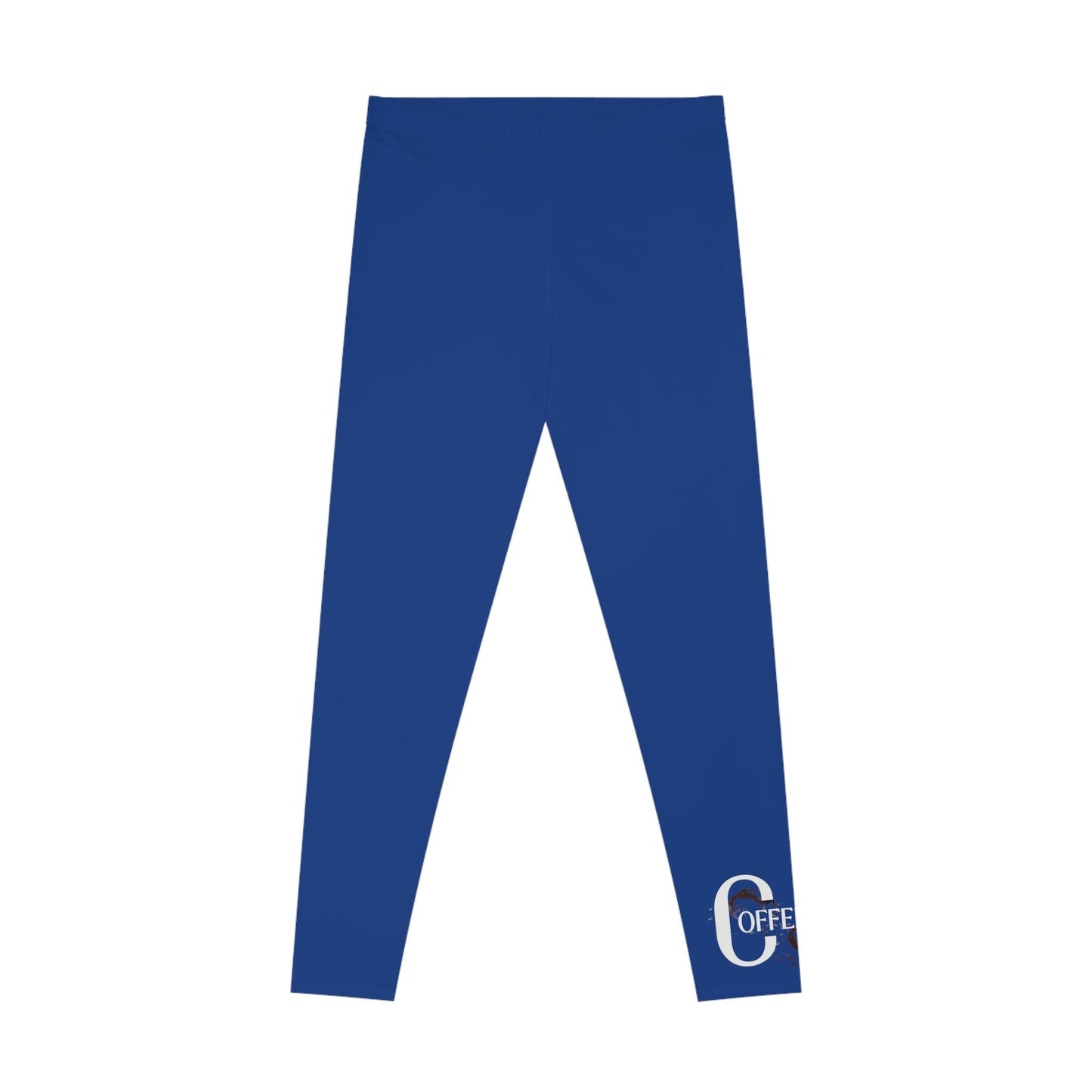 Stretchy Navy Blue Leggings - COFFEEBRE