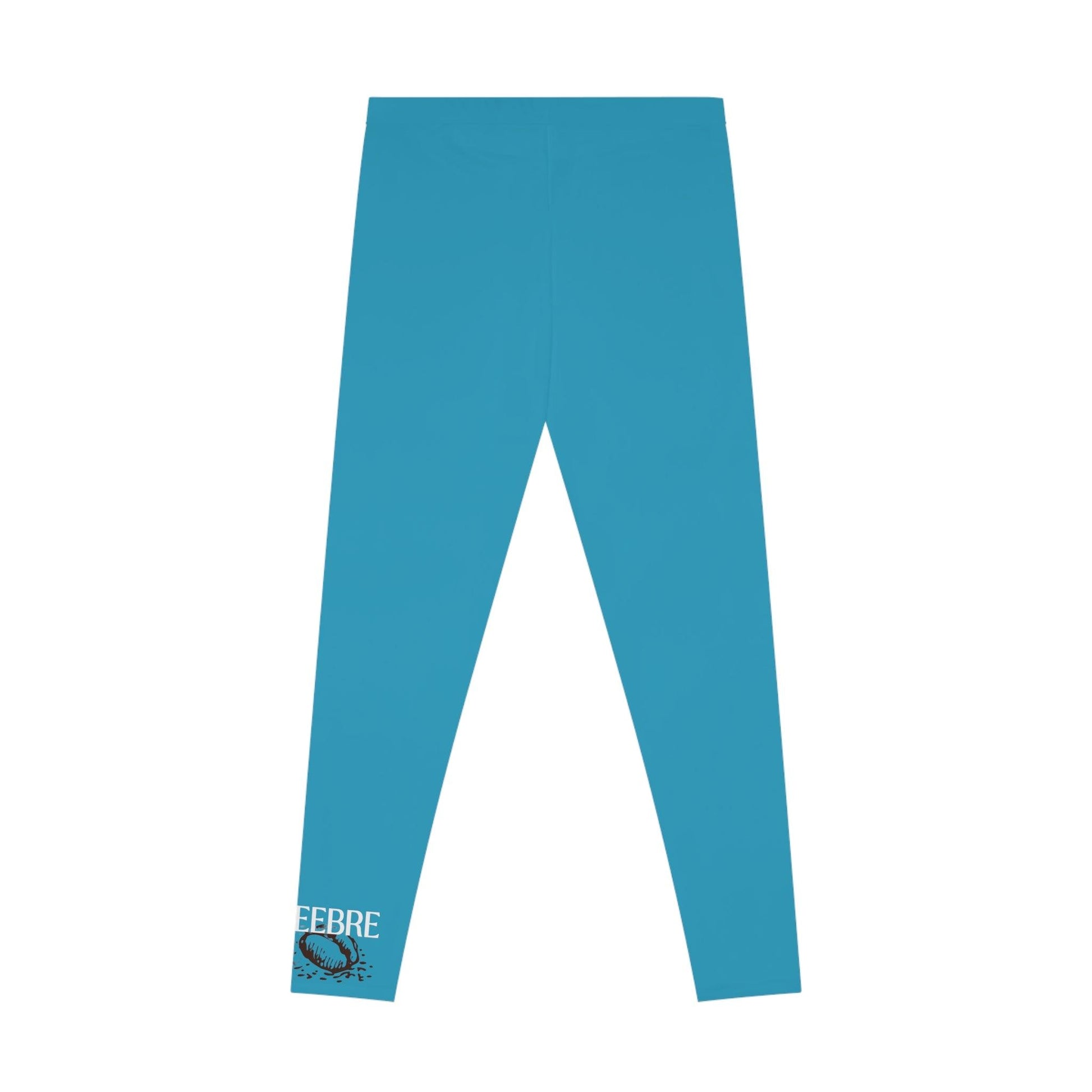 Stretchy Turquoise Leggings - COFFEEBRE