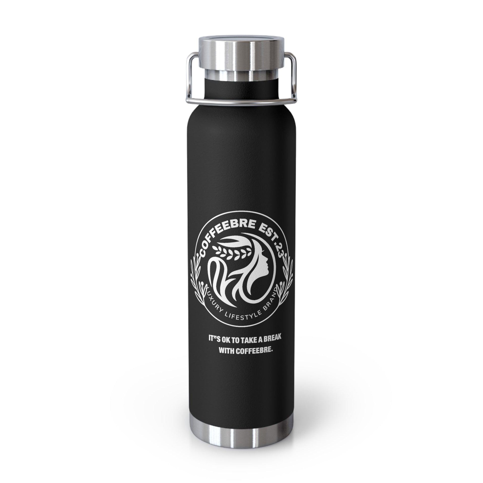 Travel Copper Vacuum Insulated Bottle, 22oz - COFFEEBRE