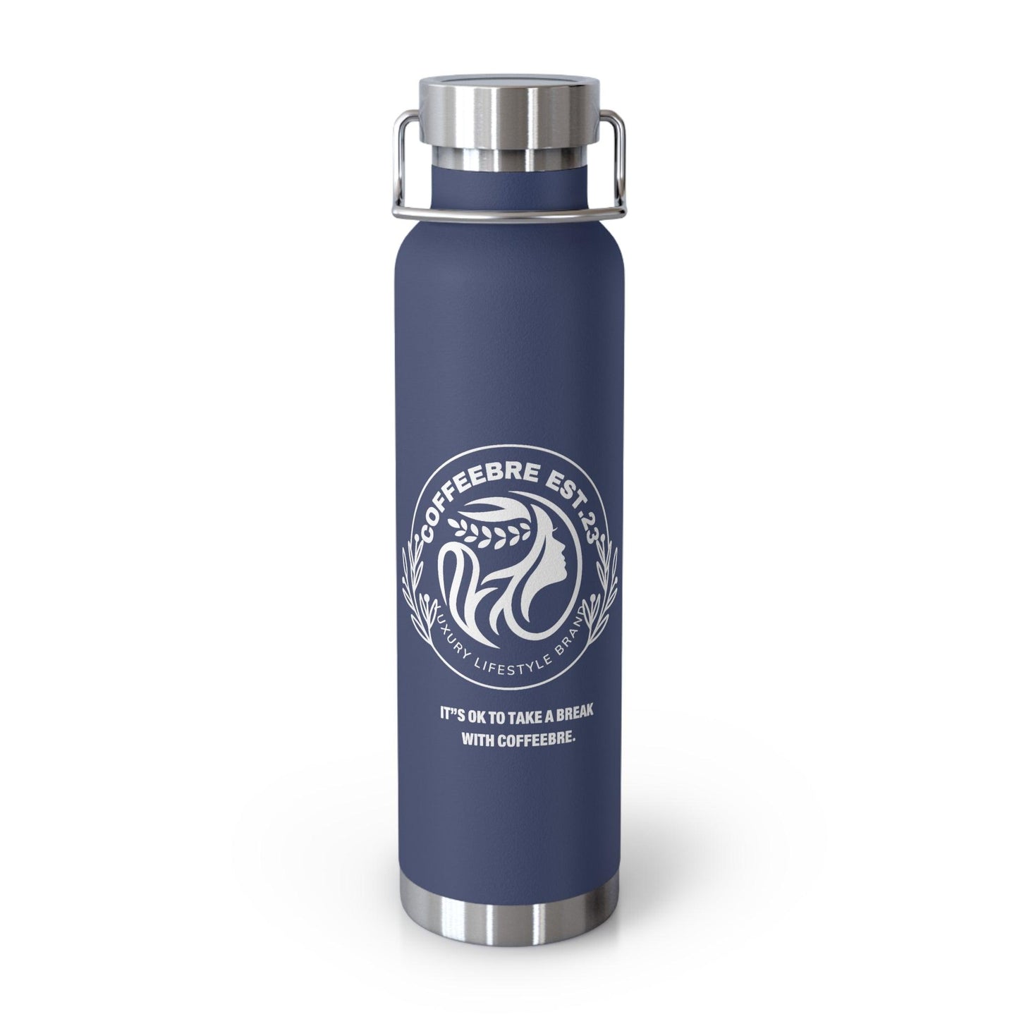 Travel Copper Vacuum Insulated Bottle, 22oz - COFFEEBRE