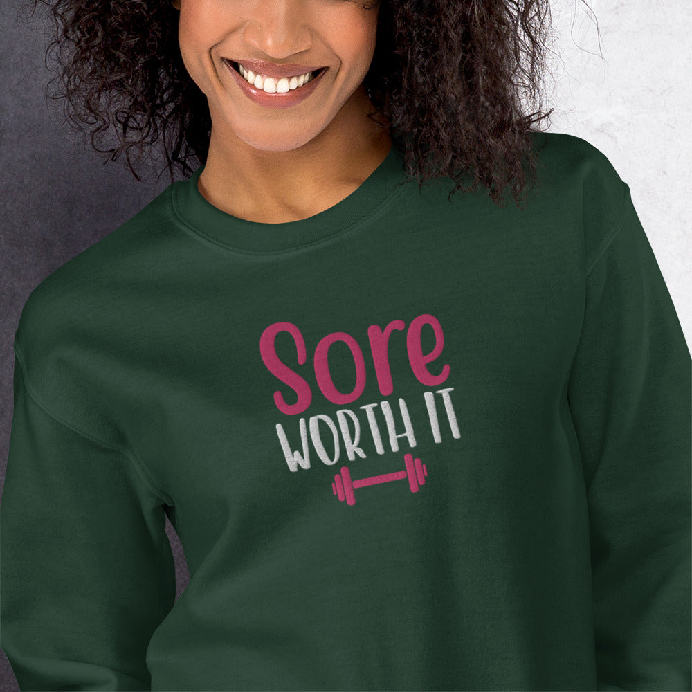 Sore Without it Embroidered Sweatshirt - COFFEEBRE