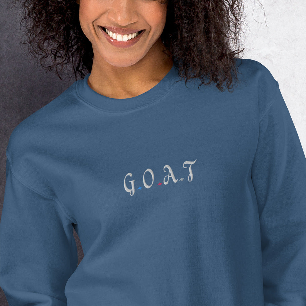 Embroidered Fitness Athletic Sweatshirt - COFFEEBRE