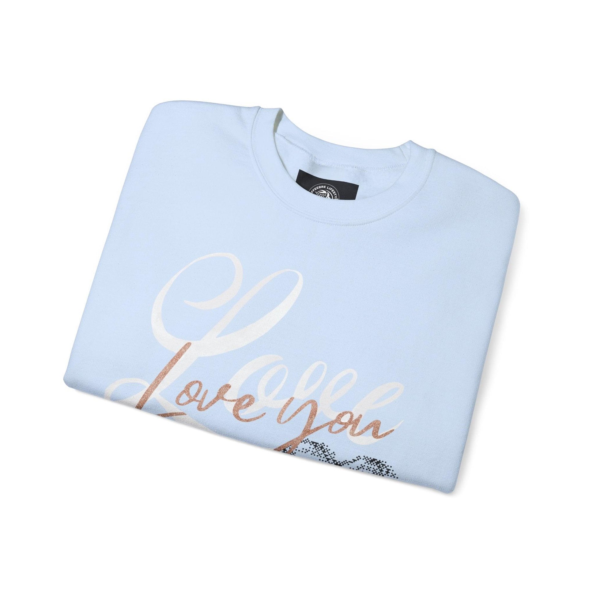 Unisex Crewneck Valentine's Love Sweatshirt - COFFEEBRE