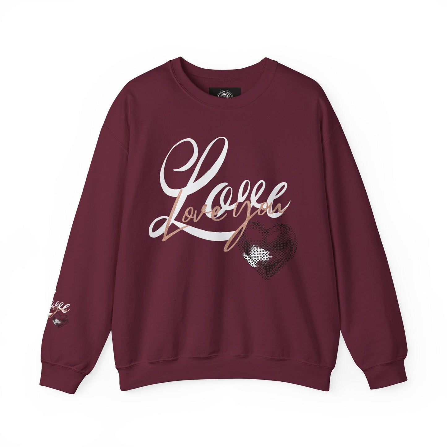 Unisex Crewneck Valentine's Love Sweatshirt - COFFEEBRE