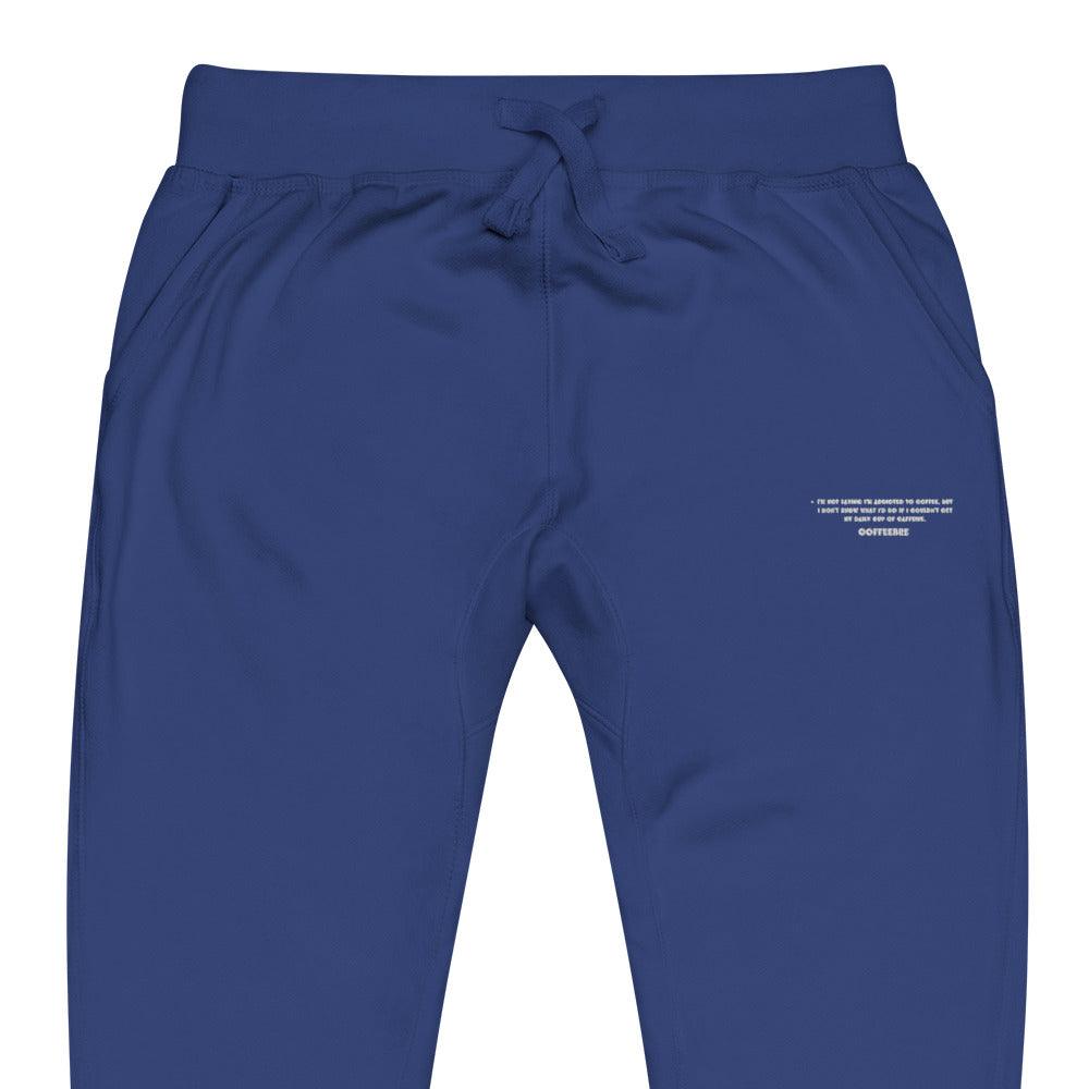 Unisex Embroidered Fleece Jogger Sweatpants