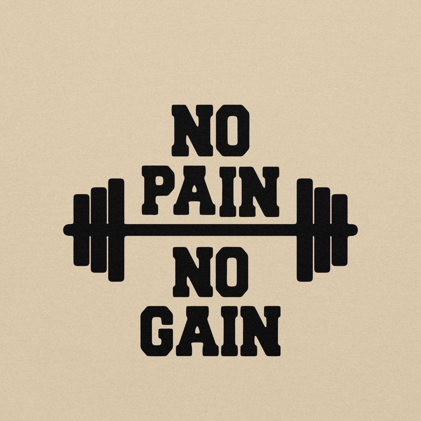 No Pain No Gain Hoodie - COFFEEBRE
