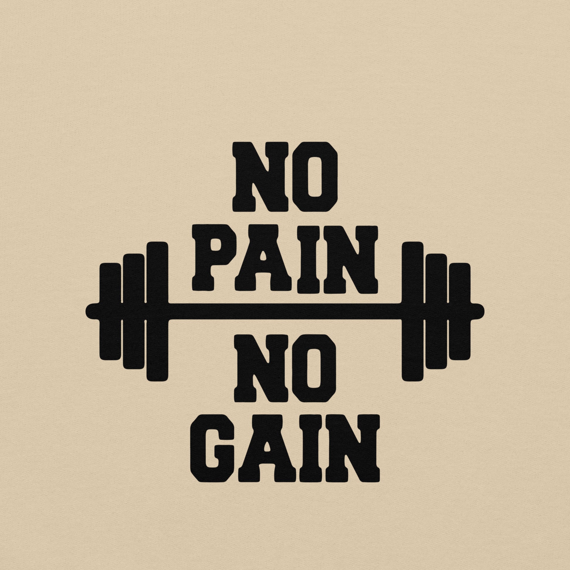 No Pain No Gain Hoodie - COFFEEBRE
