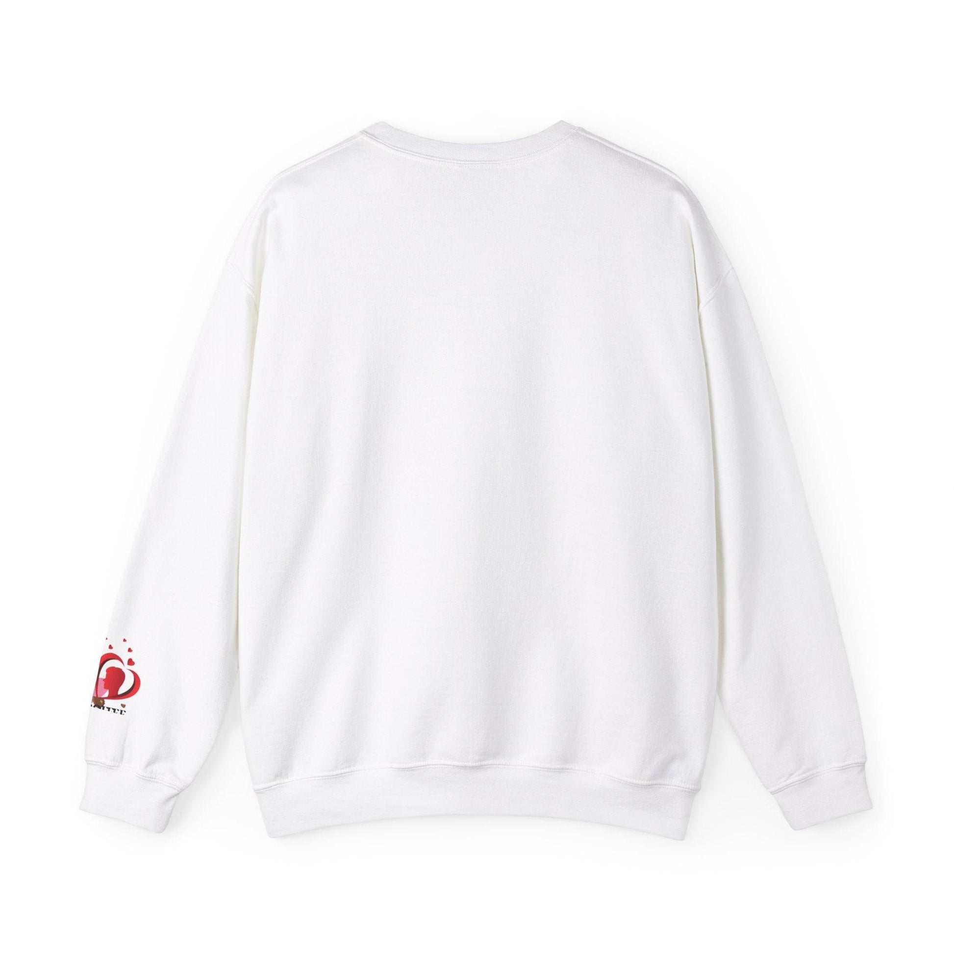 Unisex Red Heart Valentine Crewneck Sweatshirt - COFFEEBRE