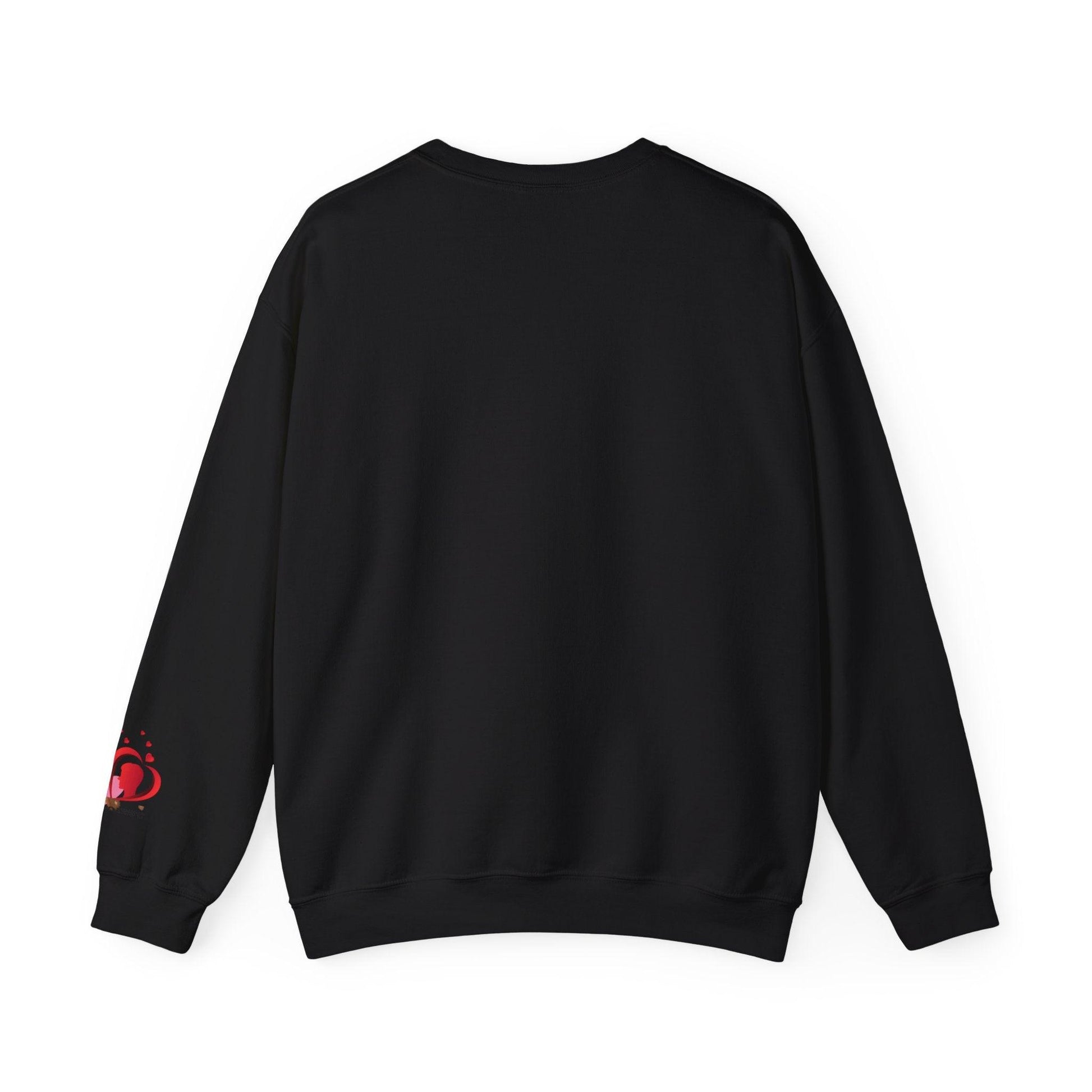 Unisex Red Heart Valentine Crewneck Sweatshirt - COFFEEBRE