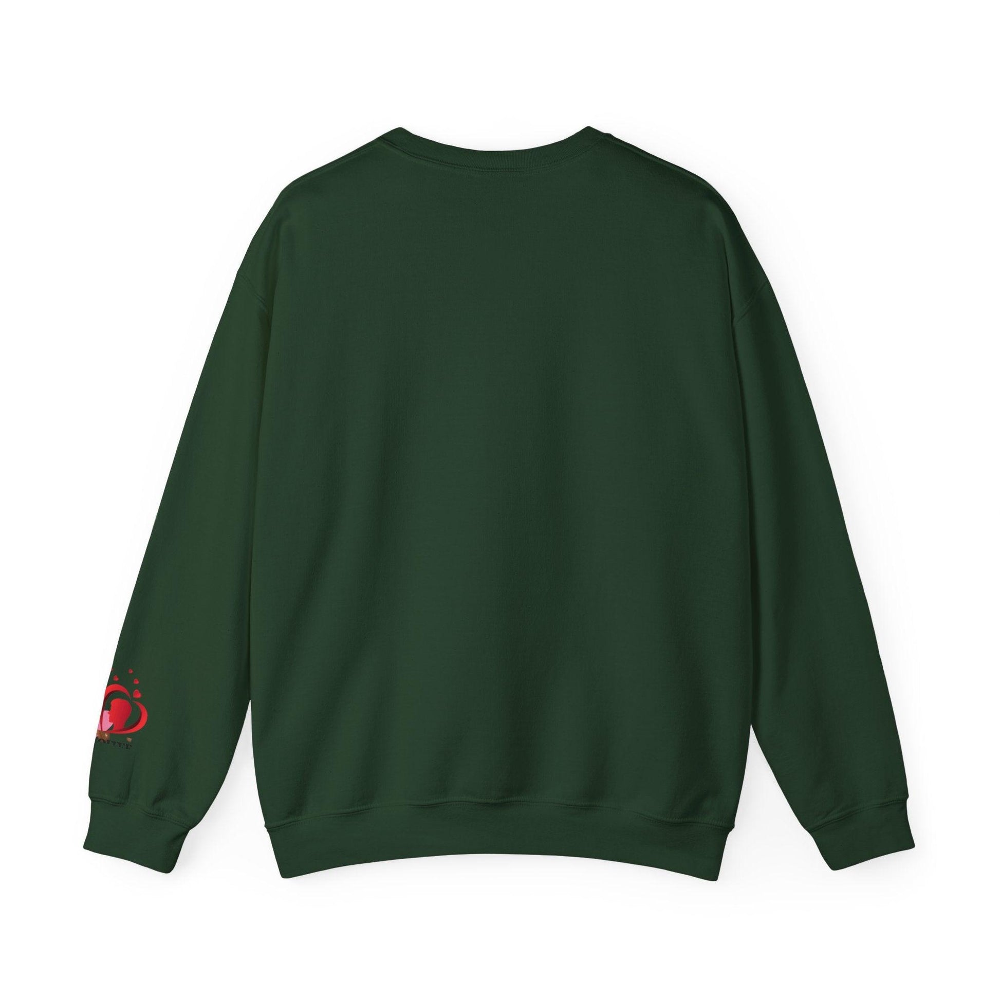Unisex Red Heart Valentine Crewneck Sweatshirt - COFFEEBRE