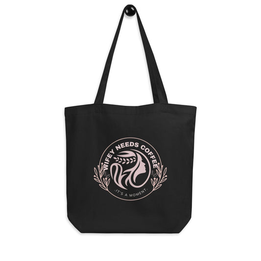 Wifey Needs Coffee Shopping and Gym Eco Tote Bag - COFFEEBRE