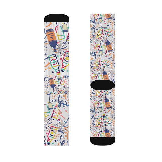 Wine and Cocktail Party Socks