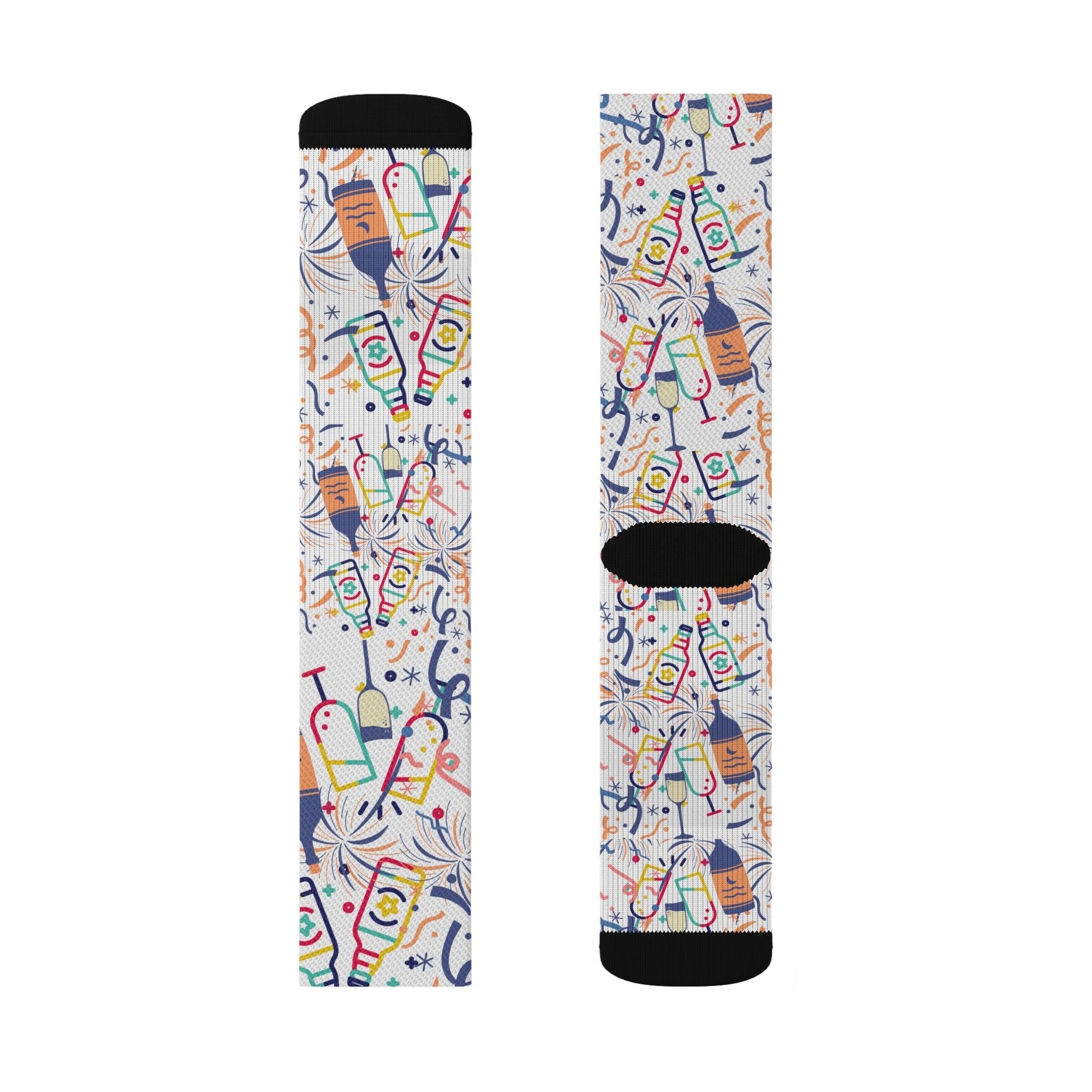 Wine and Cocktail Party Socks