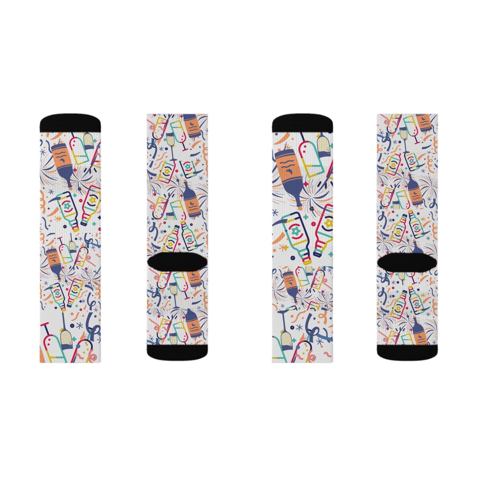 Wine and Cocktail Party Socks