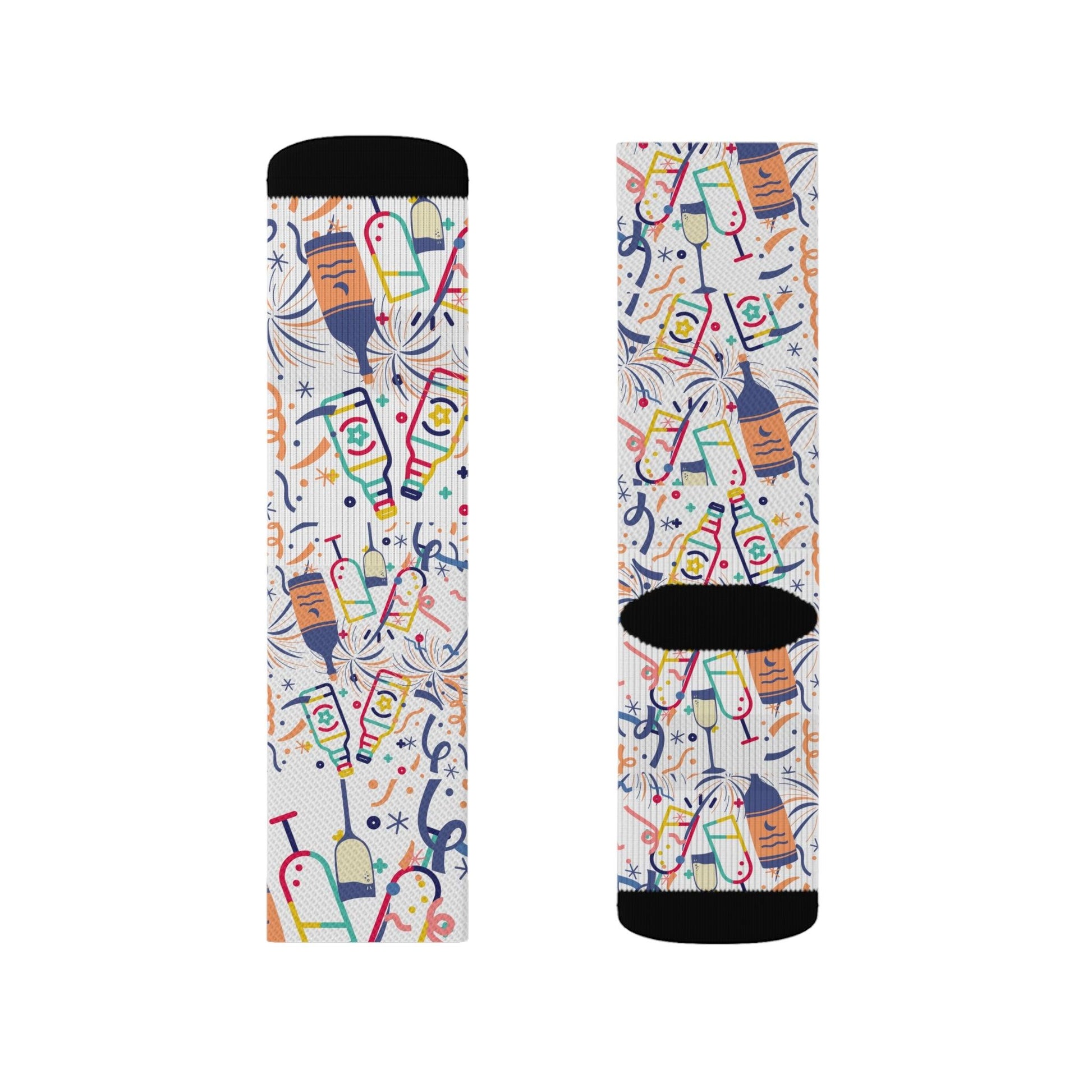 Wine and Cocktail Party Socks  Gift