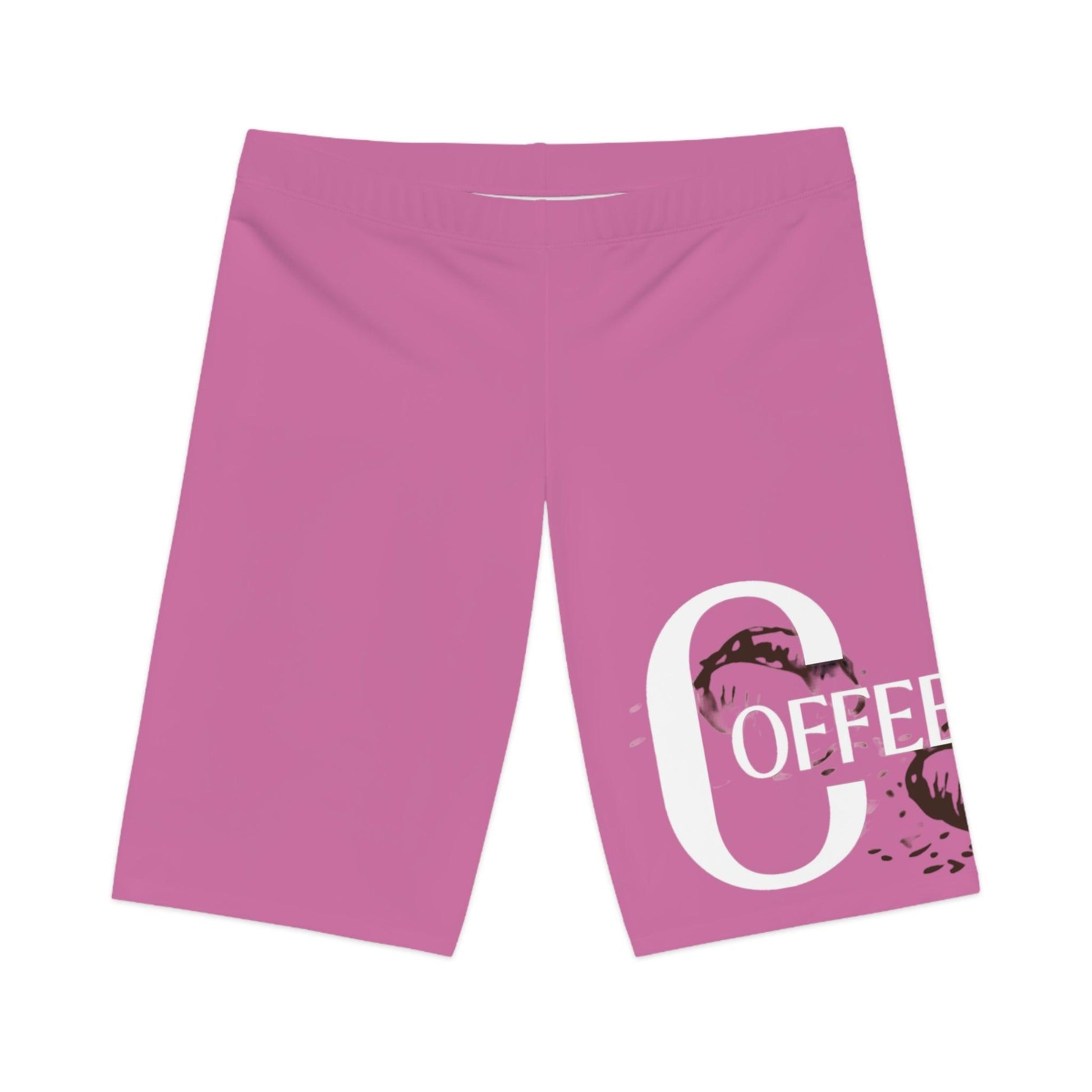 Women's Bike Light Pink Shorts - COFFEEBRE