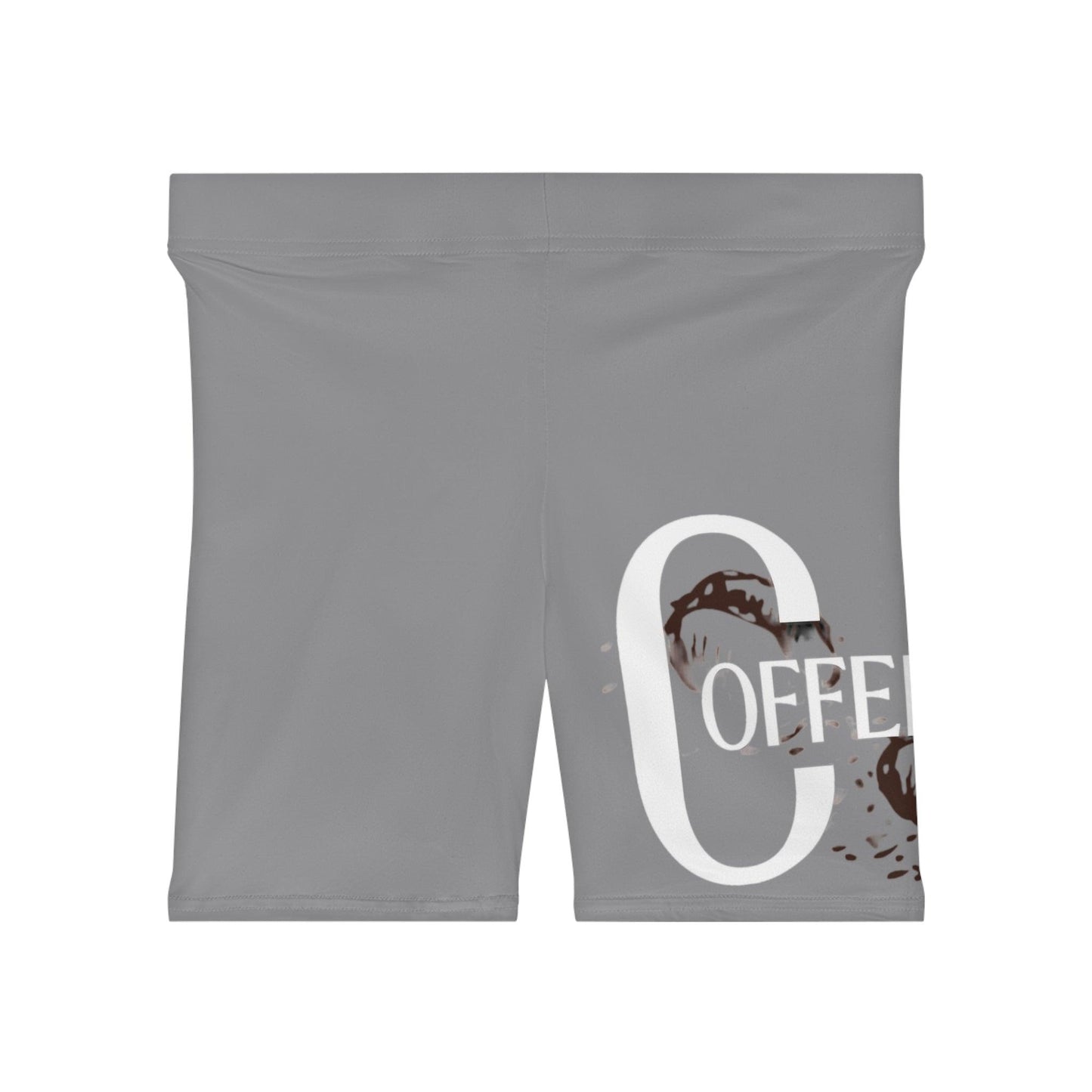 Women's Grey Biker Shorts