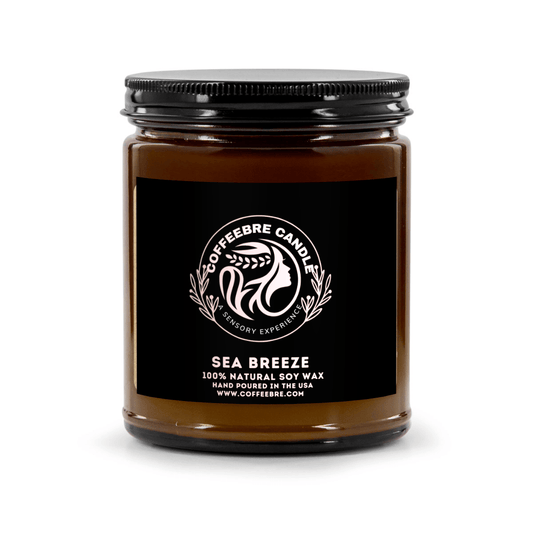 Coffeebre Luxury Sea Breeze Scented Soy Candle, 9oz - COFFEEBRE